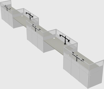 Rectangular cubicles
