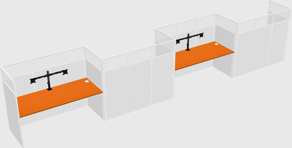 Rectangular cubicles