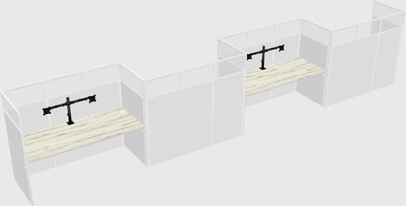 Rectangular cubicles