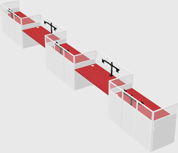 Rectangular cubicles