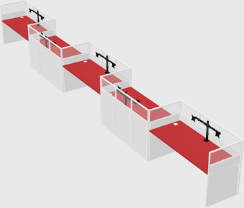 Rectangular cubicles