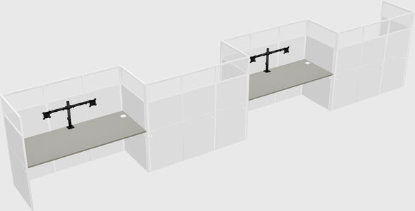 Cabines rectangulaires