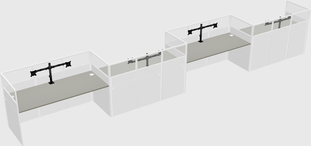Rectangular cubicles