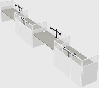 Rectangular cubicles