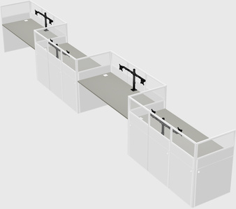 Rectangular cubicles