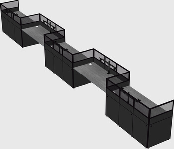 Rectangular cubicles
