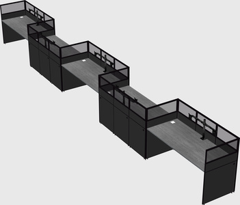 Rectangular cubicles