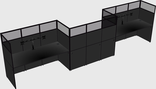 Rectangular cubicles