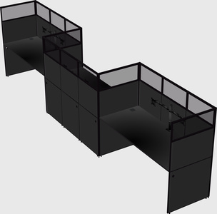 Rectangular cubicles