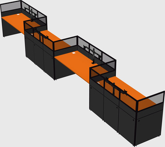 Rectangular cubicles