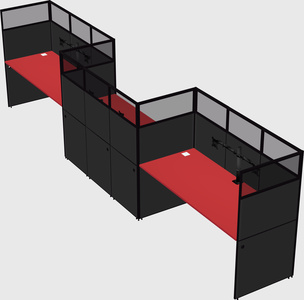 Cabines rectangulaires