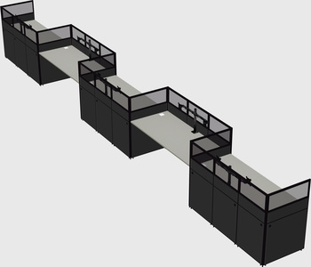 Rectangular cubicles