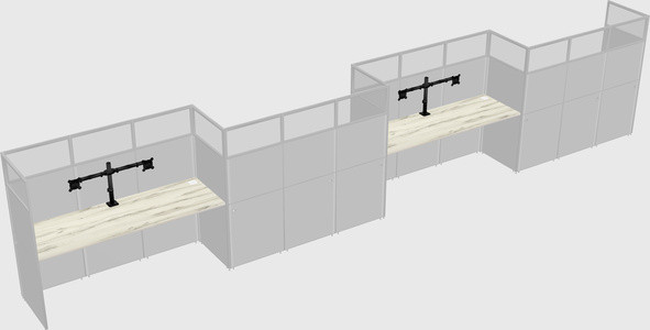 Rectangular cubicles