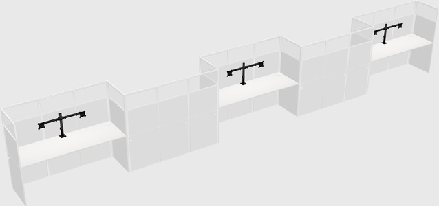 Rectangular cubicles