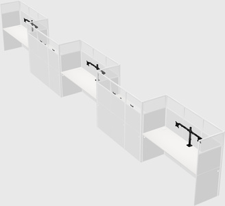 Rectangular cubicles
