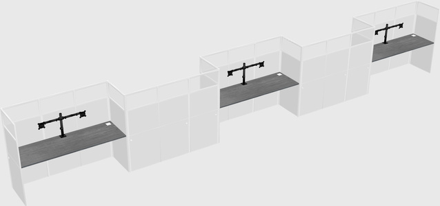 Rectangular cubicles