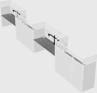 Cabines rectangulaires