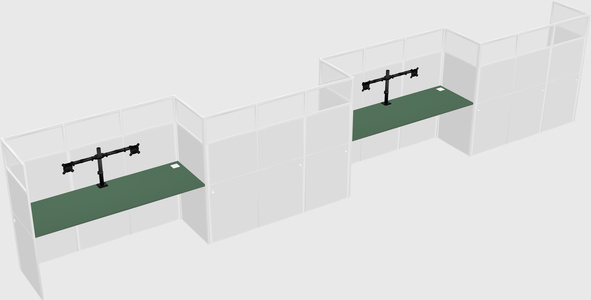 Rectangular cubicles