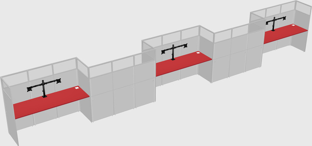 Rectangular cubicles