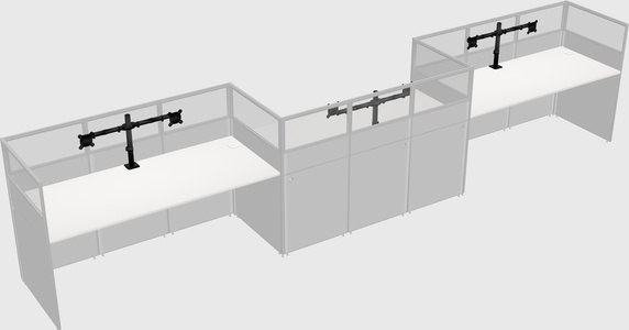 Rectangular cubicles