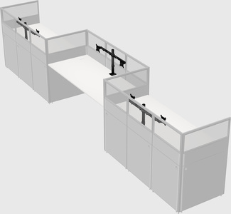 Rectangular cubicles