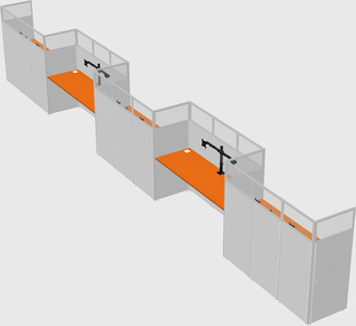 Rectangular cubicles