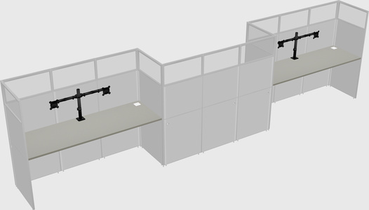 Rectangular cubicles