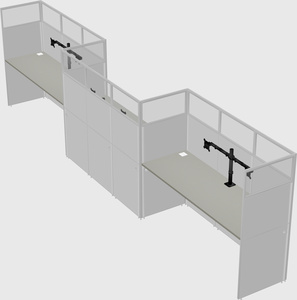 Rectangular cubicles