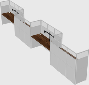 Rectangular cubicles