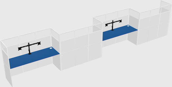 Rectangular cubicles