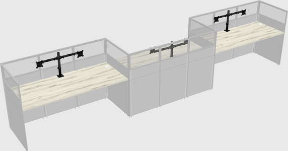 Rectangular cubicles