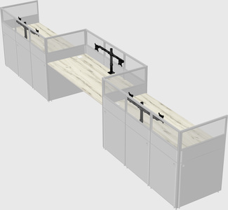 Rectangular cubicles