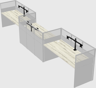 Rectangular cubicles