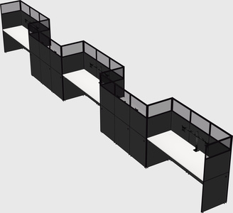 Rectangular cubicles