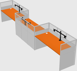 Rectangular cubicles