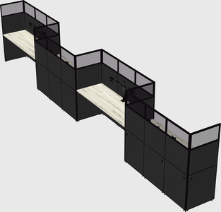 Rectangular cubicles