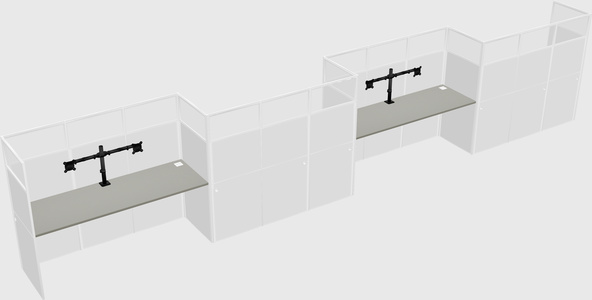 Cabines rectangulaires