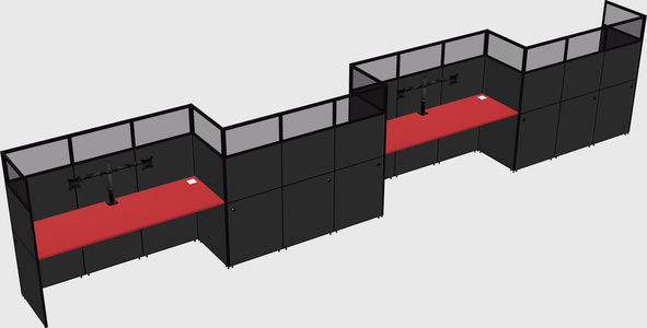 Cabines rectangulaires