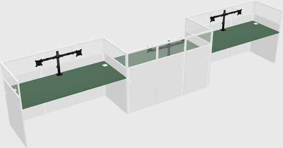 Rectangular cubicles