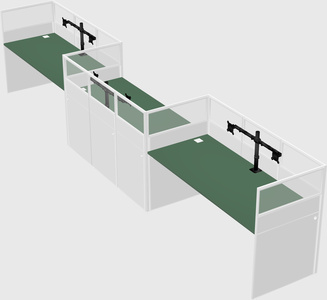 Rectangular cubicles