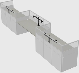 Rectangular cubicles