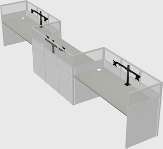 Rectangular cubicles