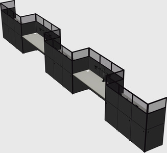 Rectangular cubicles