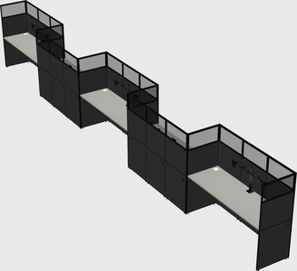 Rectangular cubicles