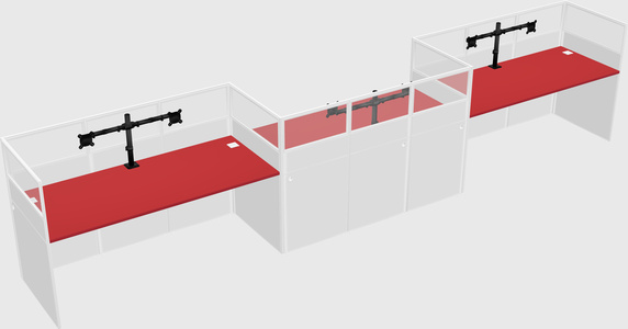 Rectangular cubicles