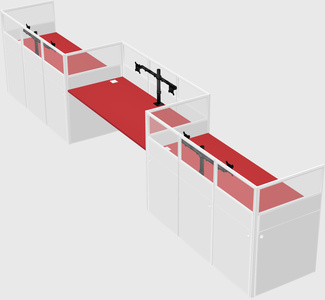 Rectangular cubicles