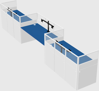 Rectangular cubicles