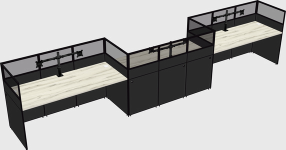 Rectangular cubicles