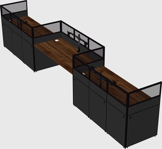 Rectangular cubicles