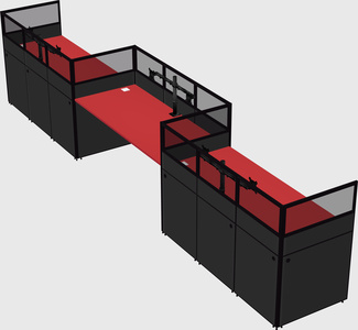 Rectangular cubicles